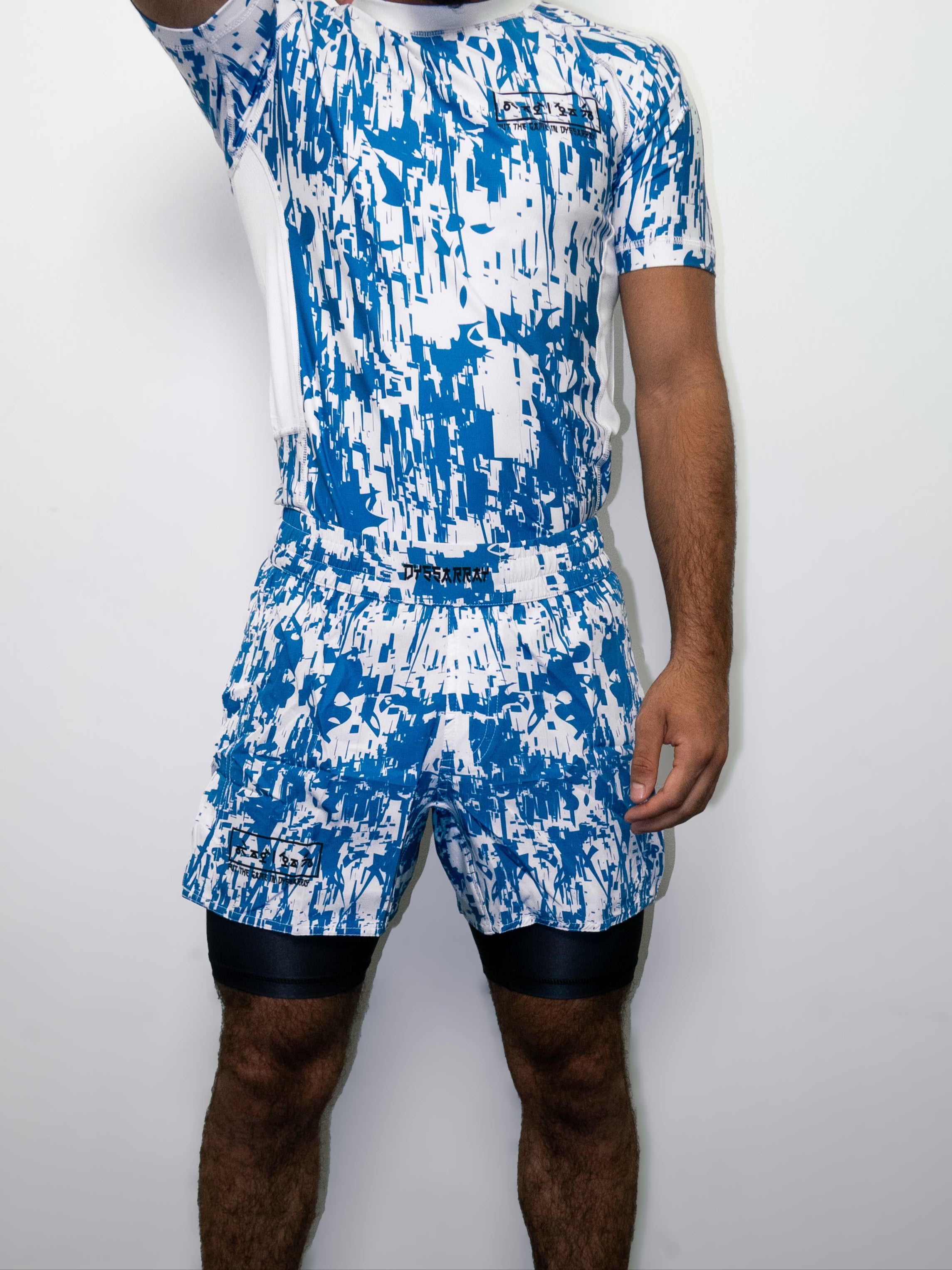 ´AZURE´ 2-1 HIGH SPLIT SHORTS